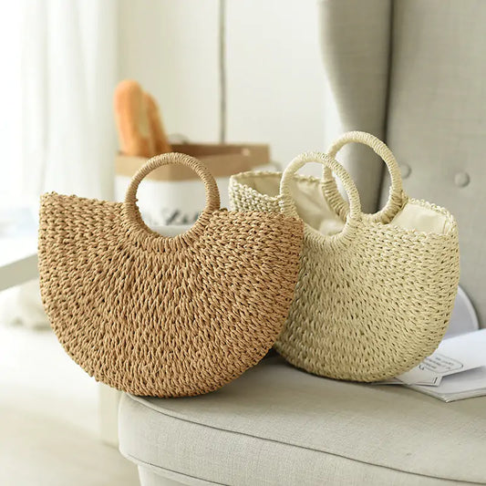 Sac en Paille Fait Main