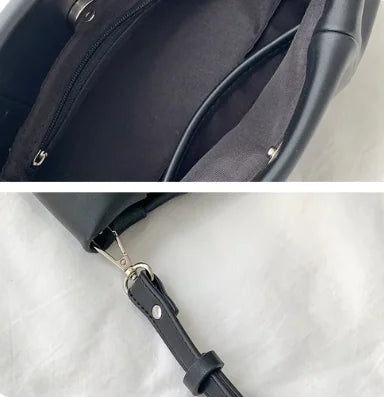 Sac à Main Plissé en Cuir PU