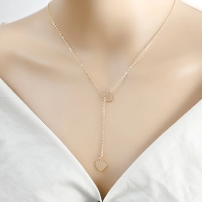 Collier Chaîne en Cuivre avec Cœur