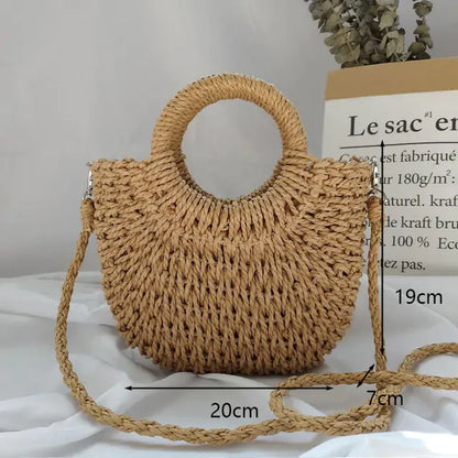 Sac en Paille Fait Main