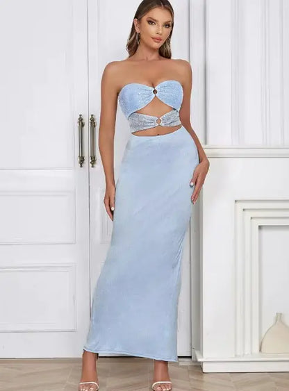 Robe Longue Pailletée Éclatante