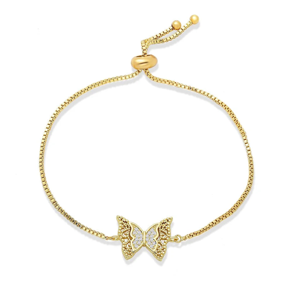 Bracelet Charme Papillon