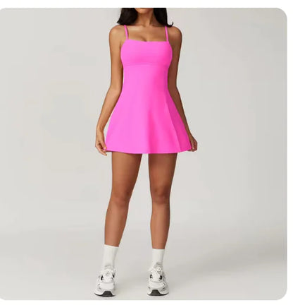 Robe de Tennis d'Été Sans Manches